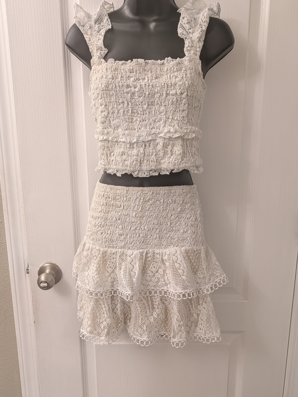 SAYLOR Off White Celine Set